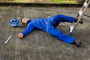 Injured Man on the ground